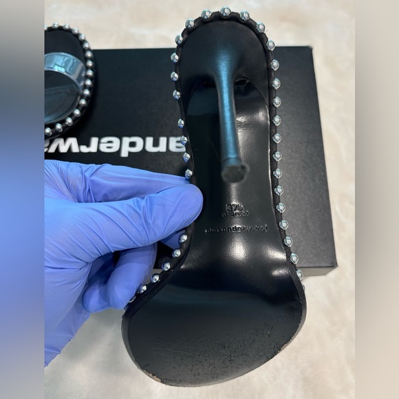 Alexander Wang Women's Nova Slingback High Heel Sandals - Picture 4 of 5